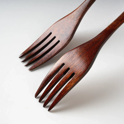 WOODEN SOUP SPOONS, FORKS, & CHOPSTICKS