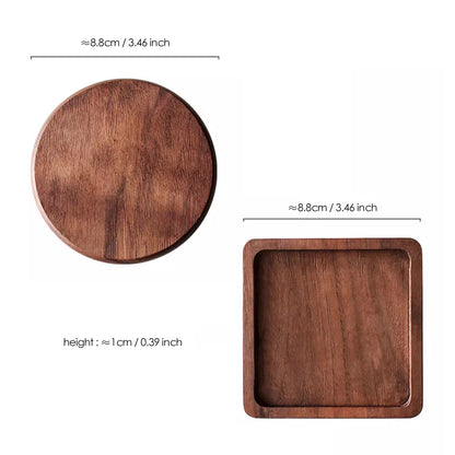 ROSE WOOD COASTERS