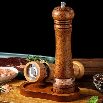 ACACIA WOODEN SALT & PEPPER GRINDERS