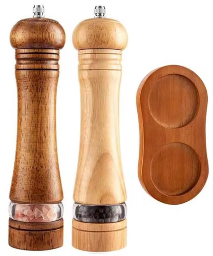 ACACIA WOODEN SALT & PEPPER GRINDERS