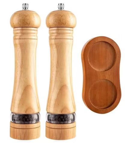 ACACIA WOODEN SALT & PEPPER GRINDERS