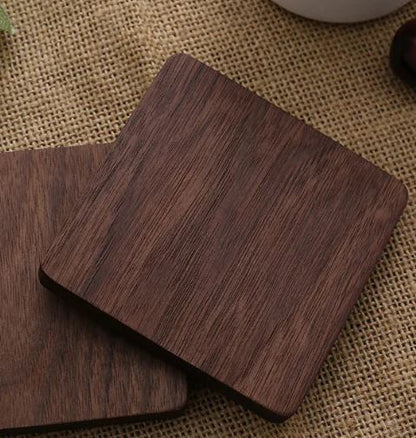 WALNUT WOOD COASTERS